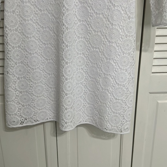 Lilly Pulitzer White Lace Dress size Medium - Picture 6 of 8